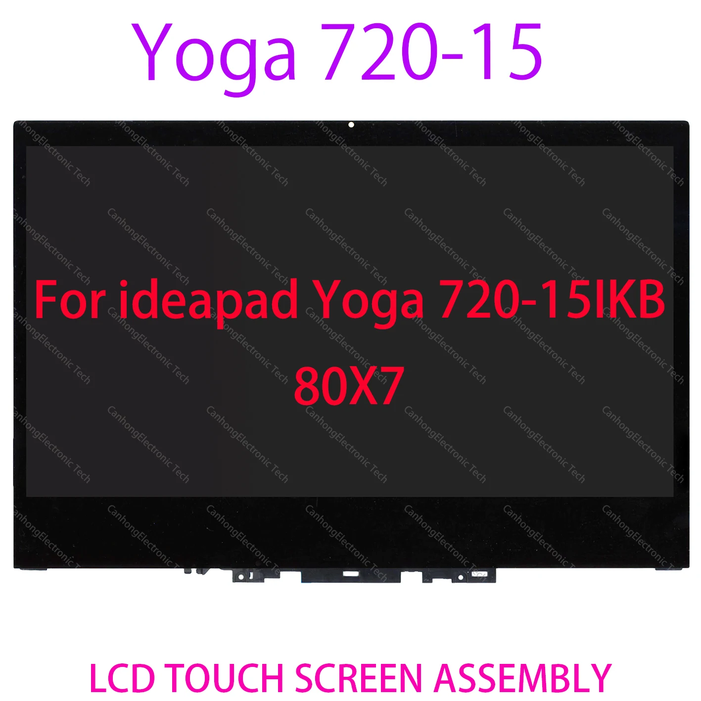 

ЖК-дисплей 15,6 дюйма для Lenovo Yoga 720-15 Yoga 720-15IKB LCD 720 15IKB, ЖК-дисплей, сенсорный экран, дигитайзер, сборка с рамкой