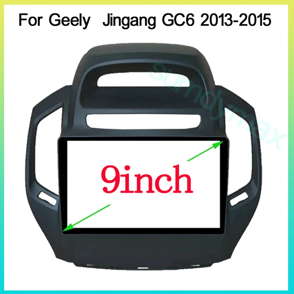 

2 Din Car Radio stereo Fitting installation fascia For Geely Jingang King Kong GC6 2014-2019 Frame Fascias Mount Panel DVD