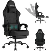 Gaming Chair Ergonomic Computer Chair with Footrest, Big Tall PC Gamer Chairs with Headrest and Massage Lumbar Support 1