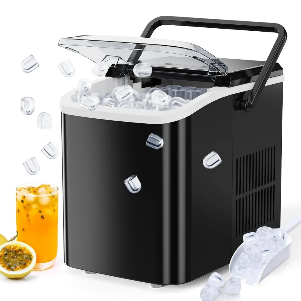 Portable Self Cleaning Ice Maker for Home Kitchen
