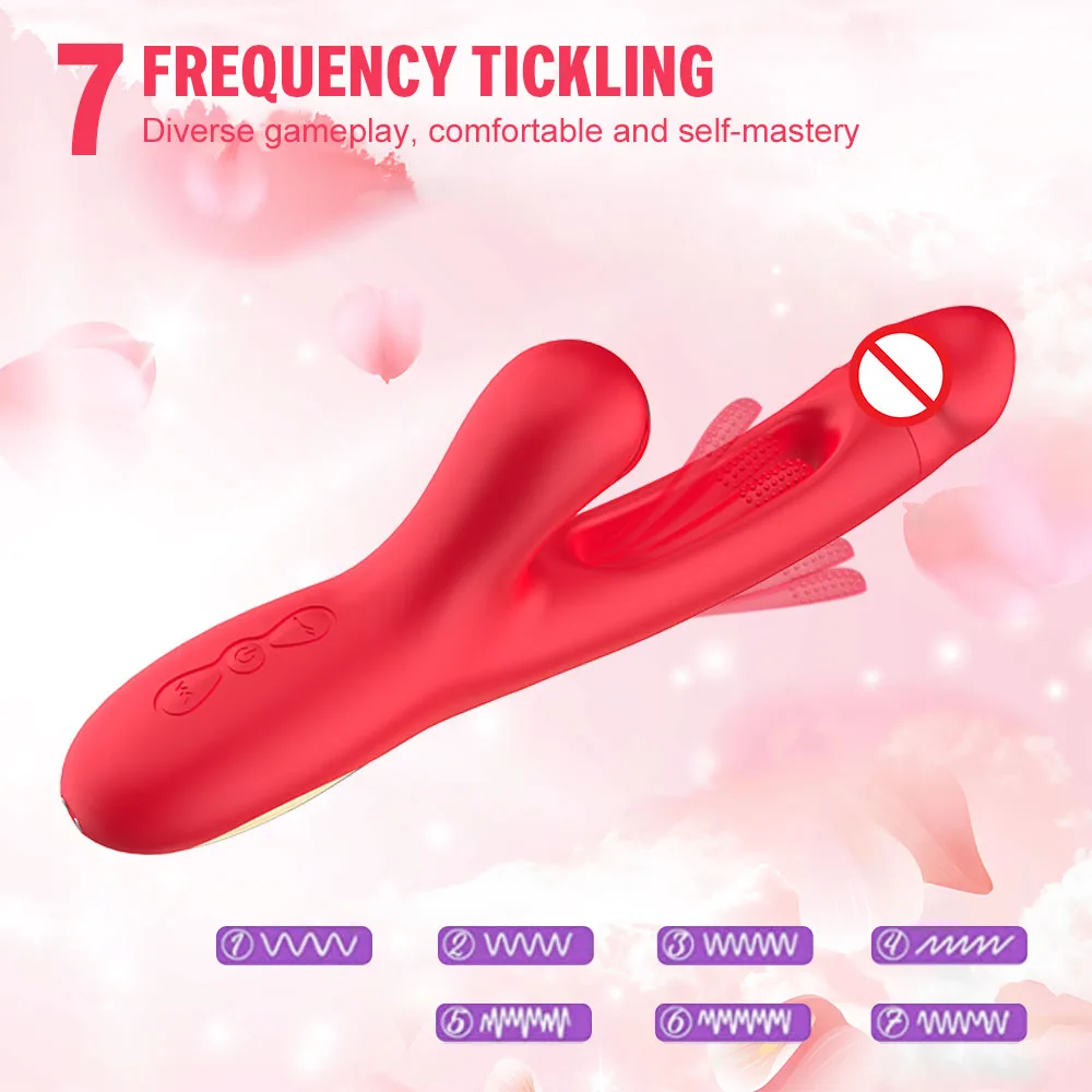 Tapping Patting Sucking Vibrator for Women Clit Sucker G-spot Clitoris Stimulator 21 Modes 3 in 1 Sex Toy Female Adults Goods