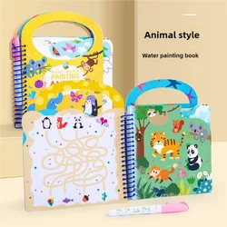 Reusable Magic Water Drawing Book for Kids - DIY Coloring & Art Activity Toy for Early Education (Animal World)