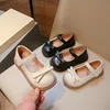2025 Spring Autumn Girls Oxfords School Soft PU Leather Shoes Cute Sweet Mary Jane Flats Kids Shoes For Girl 2