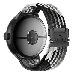 Braided Sport Parachute Wristband - Premium Band - Pixel Watch 1 (Black clever)