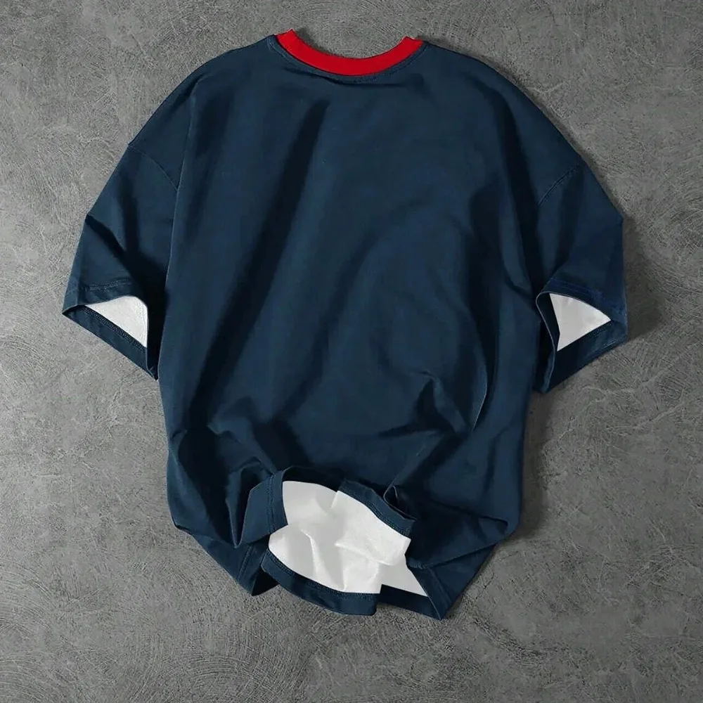 Men's Fashion Letter Print Round Neck Short Sleeve T-shirt Outdoor Sports Fans Men's Women's Tshirt Tops Kids Tees Clothing 5