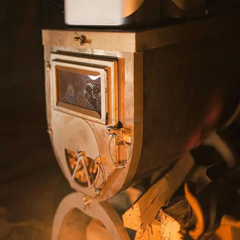 Titanium Folding Tent Stove – Charcoal & Firewood Outdoor Heating Furnace 3