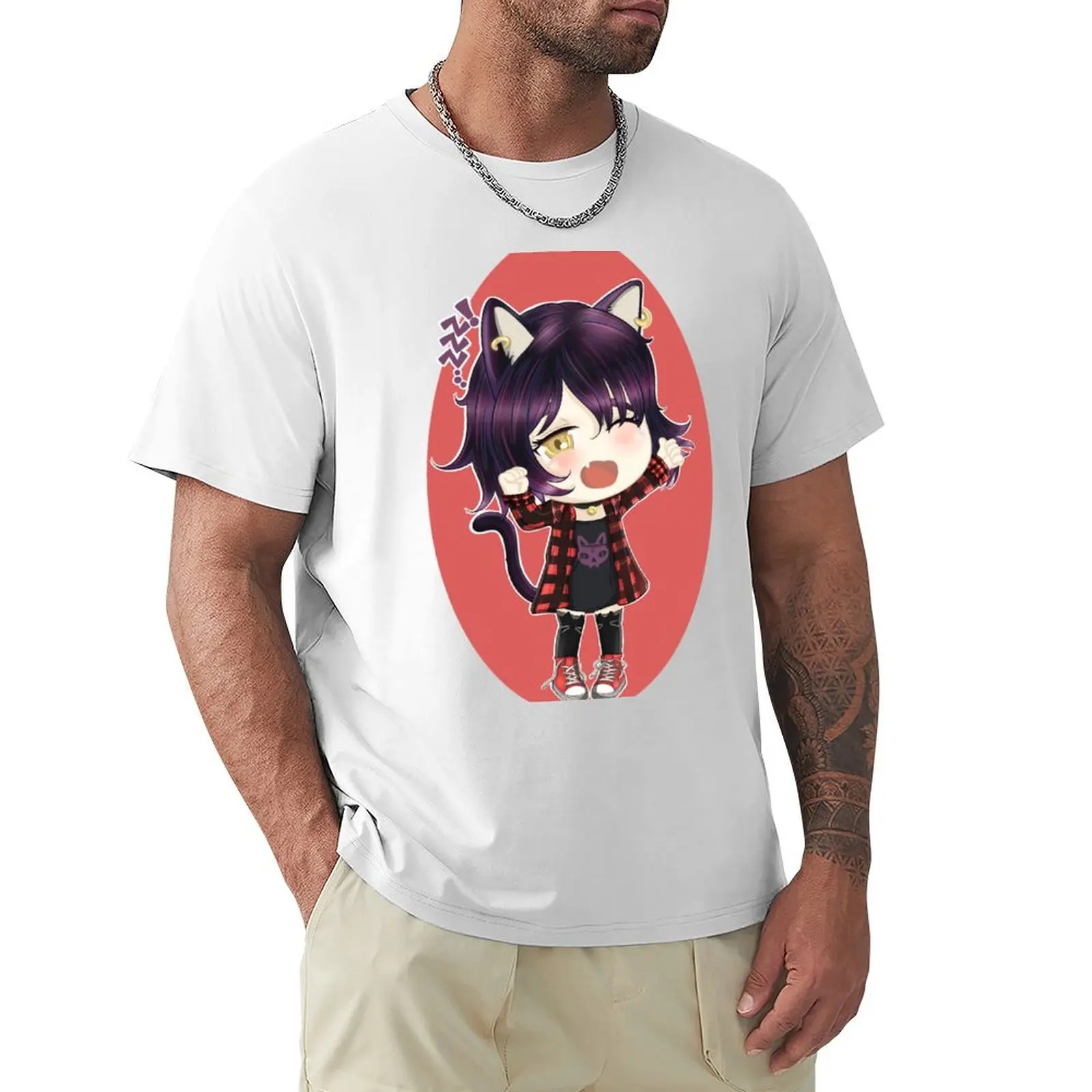 

Neko Girl T-shirt quick-drying vintage sweat mens funny t shirts