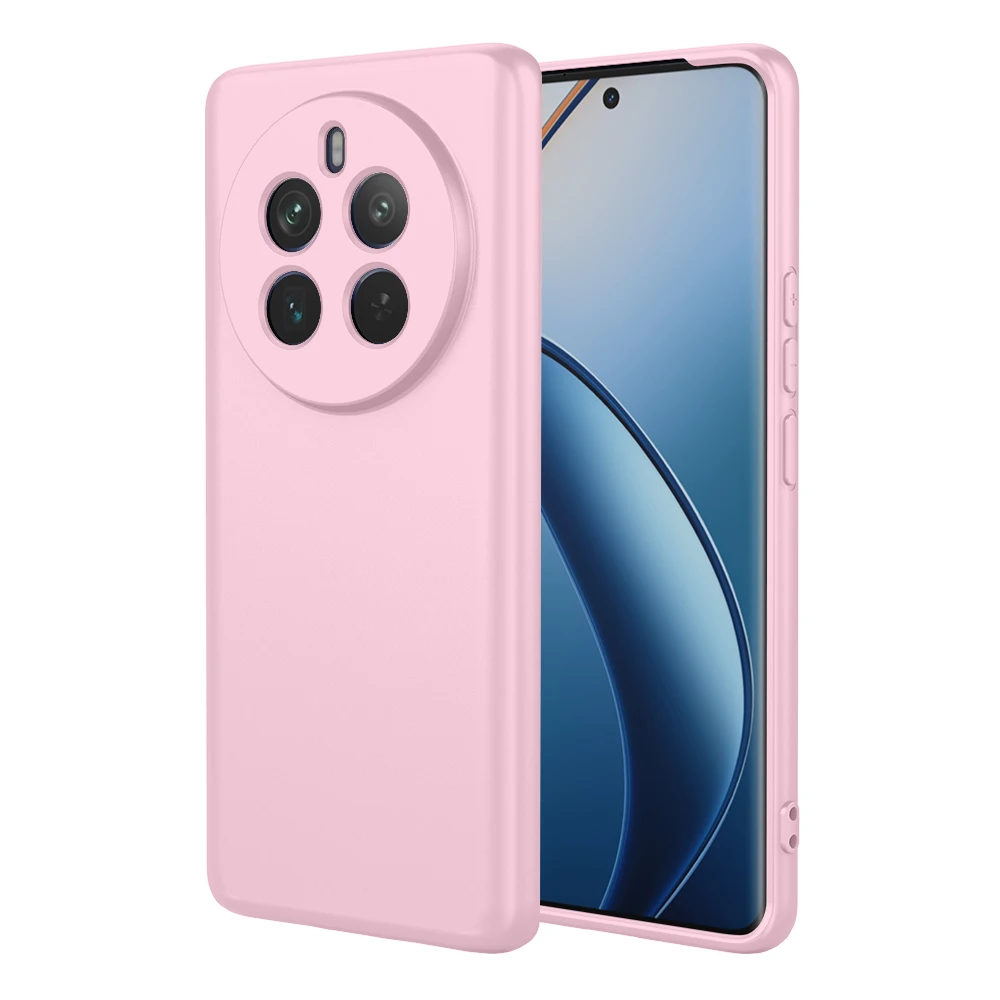 Flexibles flüssiges Silikon-TPU-Gehäuse für Realme 12 Pro Plus 12+ 5G Realme 11 4G Schutzhülle Fundas Coque Capa_voghion.com