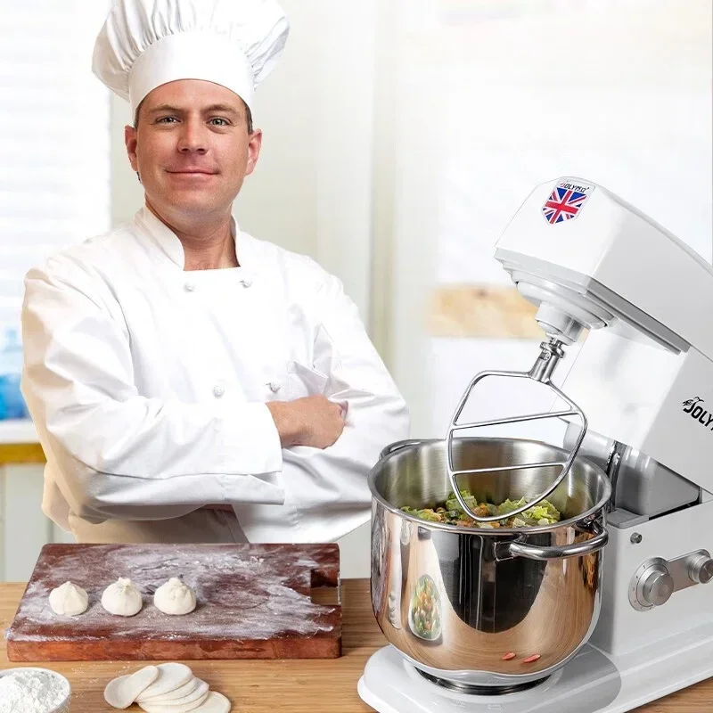 JOLY 6.9L Dough Mixer 220V 50Hz Table Stand Food Mixer Commercial Cake Mixer Machine 500W Automatic Multifunctional Doughmaker 4