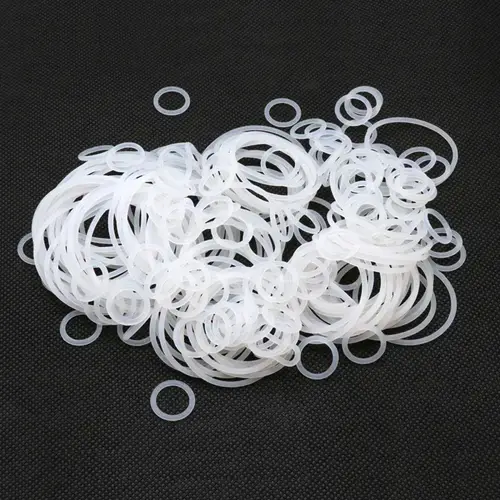 10/50Pcs White Silicone VMQ O-Ring Gasket CS 1mm OD 3 ~ 50mm Food Grade Waterproof Washer Nontoxic Silicone Rubber Sealing Ring - Image 4