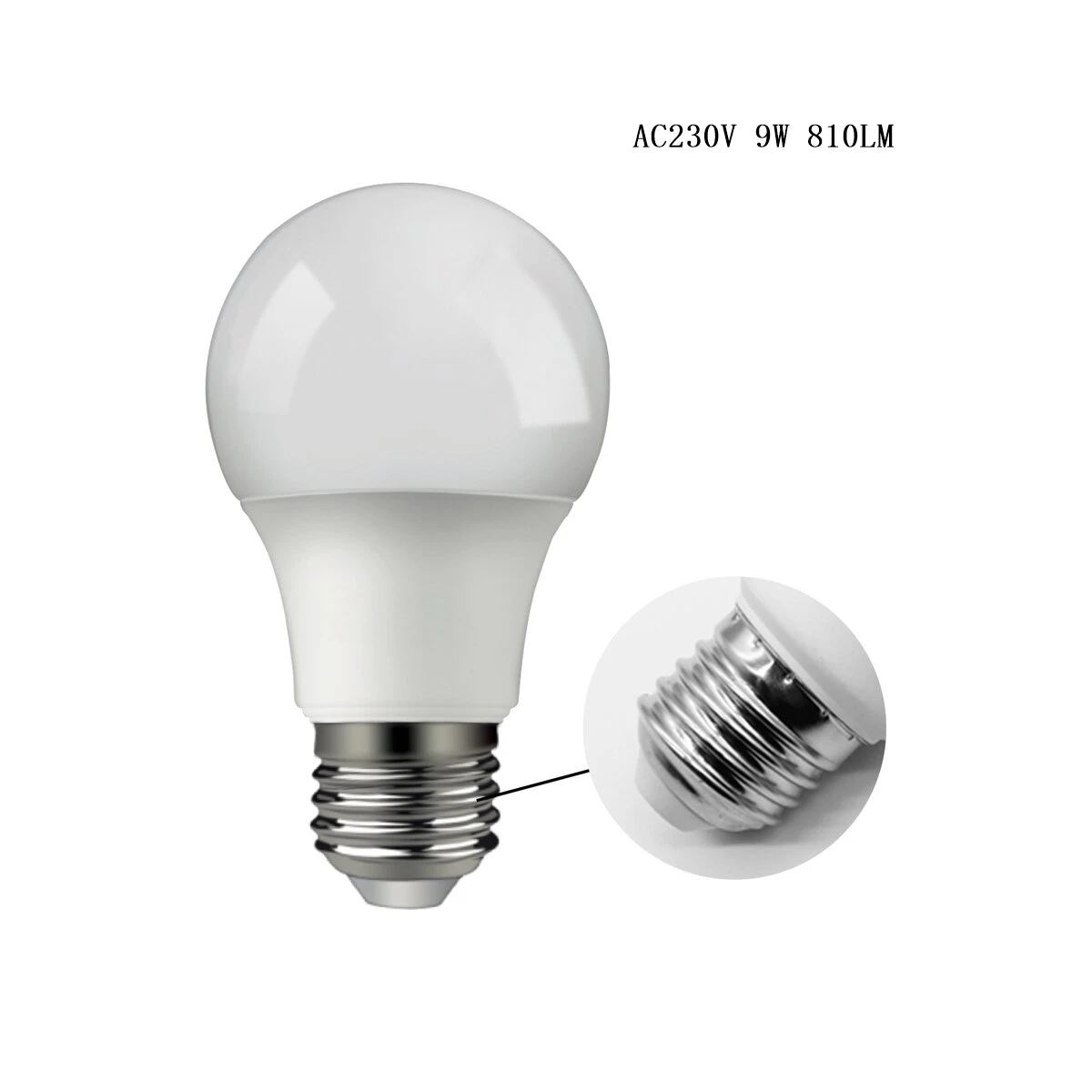 공장 직접 LED 전구 램프 9W 10W 12W 15W 18W E27 AC220V 240V 1PC 거품 공 전구 거실 침실 실내 조명
