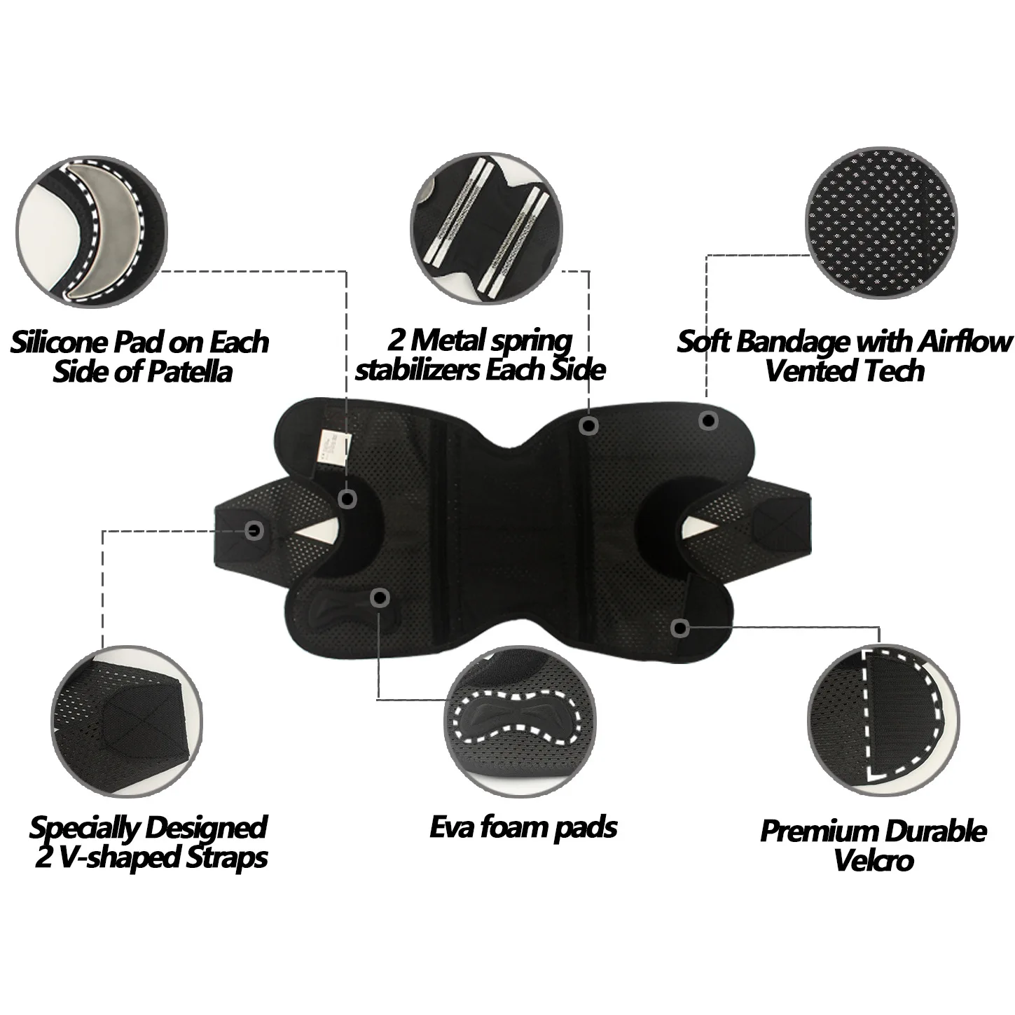 Bas Genou De Compression Coton Décontracté De