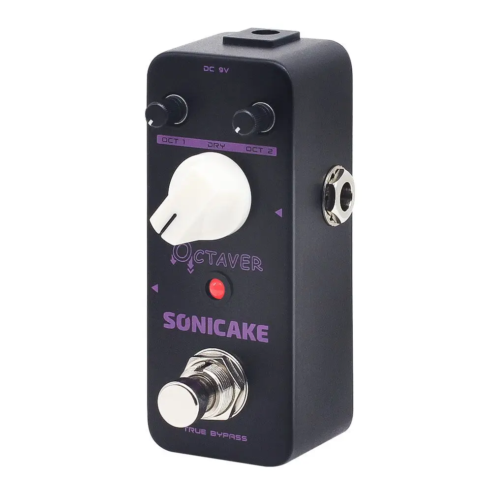 Sonicake Octaver Analog Classic Octave Guitar Bass Effects Pedal Qss19