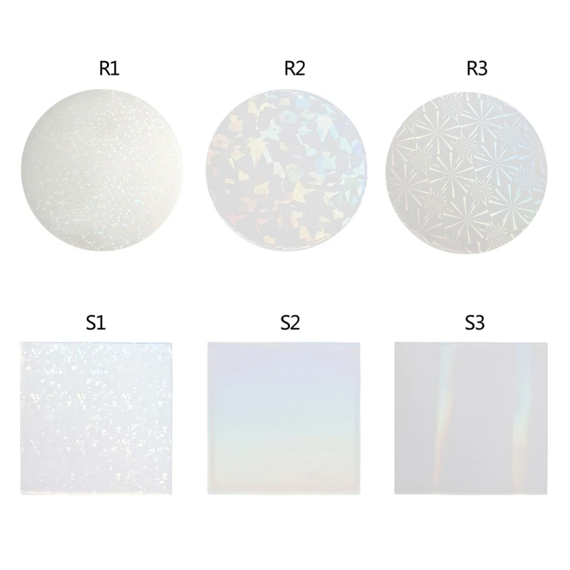 

Inlay Resin Molds Holo Silicone Sheet Insert for Epoxy Resin Casting Rainbow-for DIY Crafts Jewelry Making