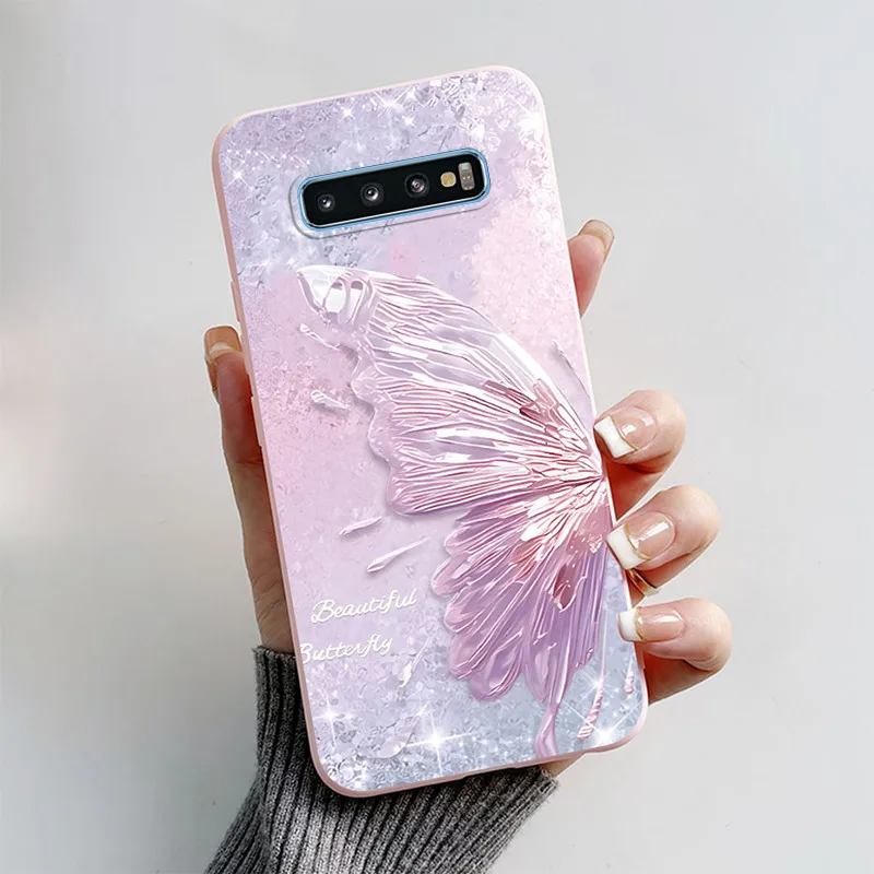 Cute Butterfly Painted Soft TPU Phone Case Cover