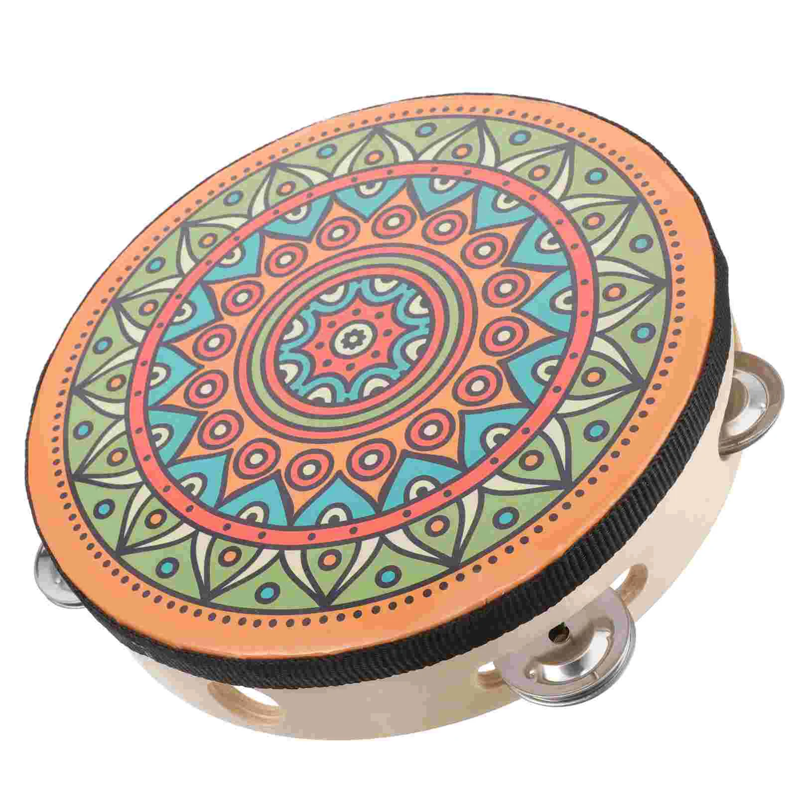 

Kids Hand Drum Tambourine Handheld Children Percussion Instruments Musical Educational