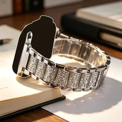 Elegant Rhinestone Metal Band - 40 41mm(S11 10 42mm) (Silver)