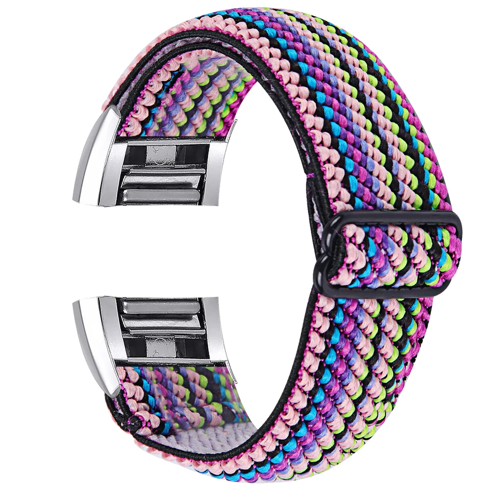2 Cinturini Elastici In Nylon Per Charge 2: Morbidi, Regolabili E Sportivi! - 4