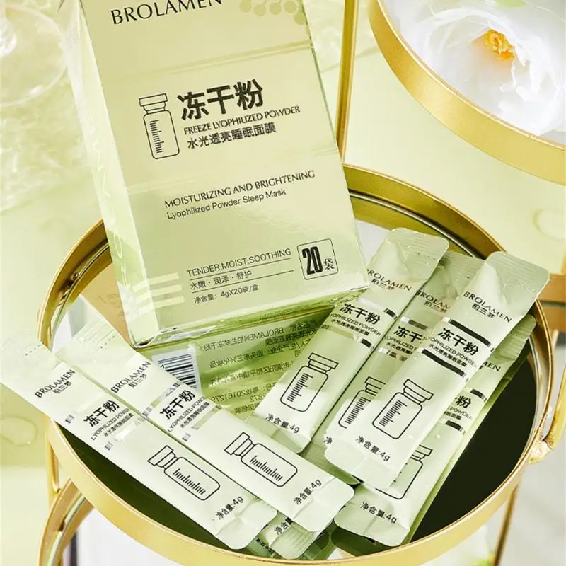 

Freeze-dried Powder Sleep Mask Hydrating Moisturizing And Nourishing Mask Brighten Skin Tone Firming Skin Smear Type Mask Makeup