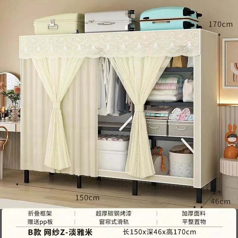 خزائن معدنية بسيطة مفتوحة بدون تركيب خزانة ملابس ق...