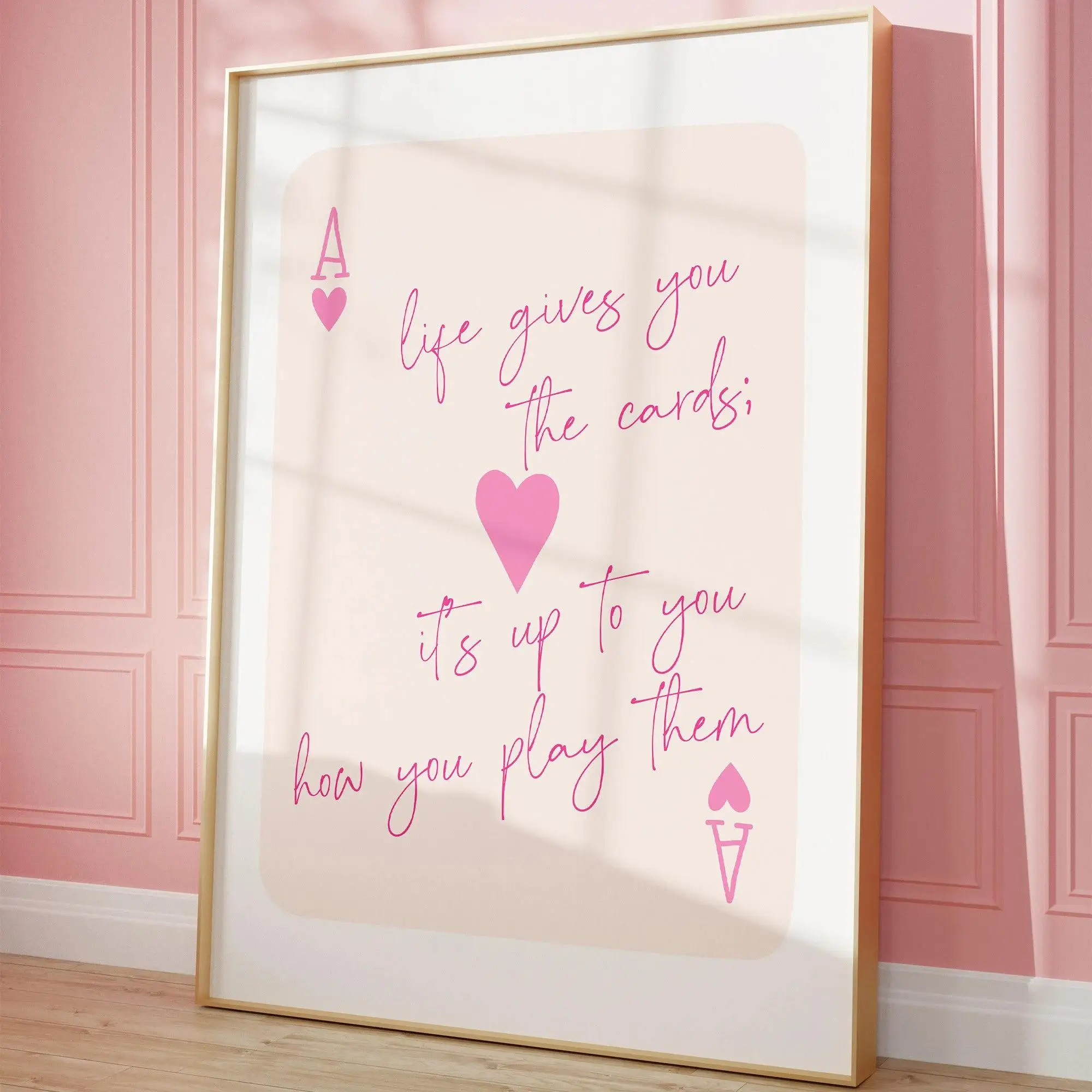 Ace Card Positive Quote Wall Art 4