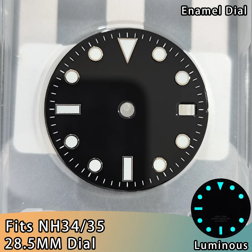 Enhanced White Watch Dial with BGW9 Blue Luminous Feature - 28.5mm
