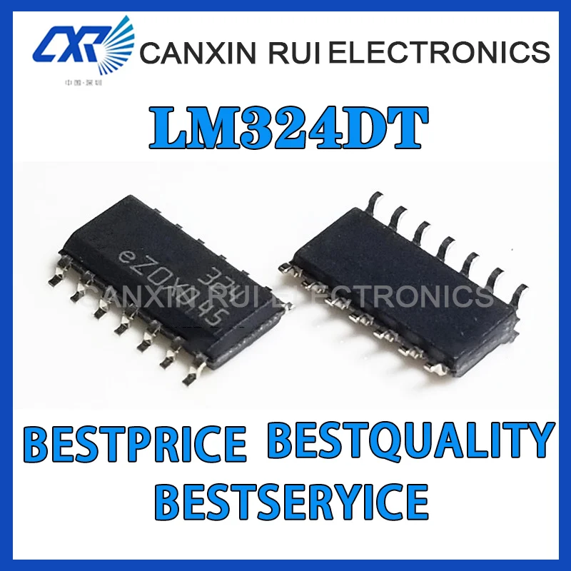 

Imported original LM324 LM324DT LM324DR chip SOP-14 operational amplifier chip
