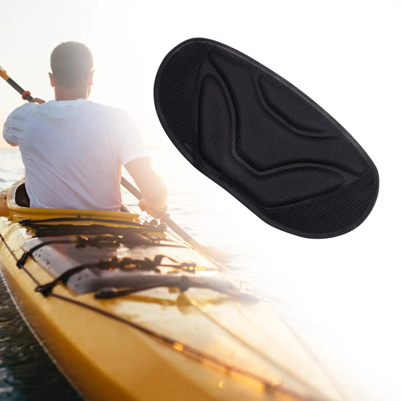 Kayak Padded Seat Comfortable Soft Pad Lightweight Detachable Nonslip Canoe Boat Kayak Padded Seat Comfortable Soft Pad Lightweight Detachable Nonslip Canoe Boat