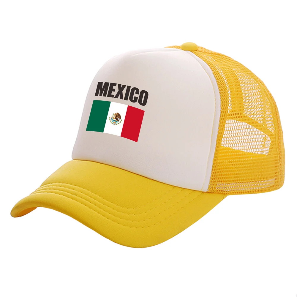 Mexiko Trucker Cap Männer Kühlen Mexiko Nationalen Hut Baseball Kappe Kühlen Sommer Unisex Mesh Net Caps – Detail 2