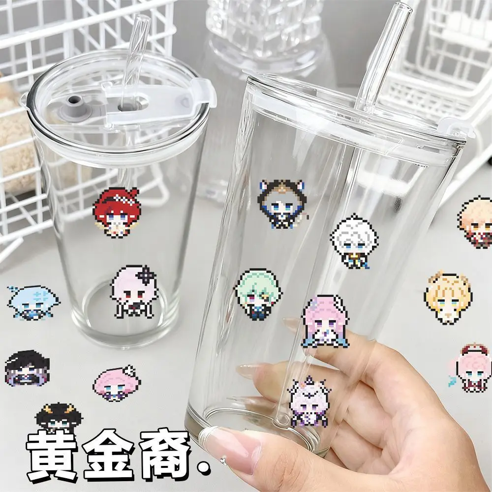 Game Pixels Stickers DIY Scrapbooking Journey Diary Stationery Castorice Tribios Mydei Hyacine Anaxagoras Helektra Stickers Gift - 6