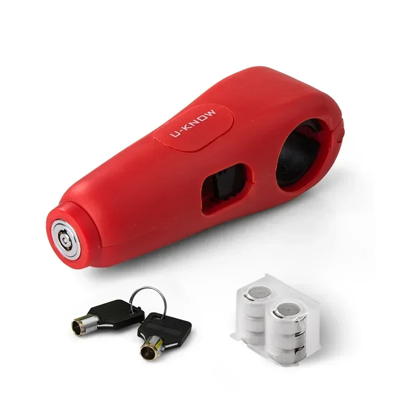 Loud Anti-theft Handlebar Lock for Motorcycles, Scooters, and Bicycles