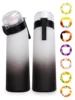 1pc 650ml Flavored Water Bottle with Random 1 Flavour Pods Air Water Bottle Frosted Black Air Camping Fitness Sport Cup 6