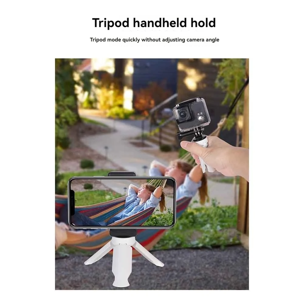 Mini Tripod Phone Stabilizer for Enhanced Photography & Videography White