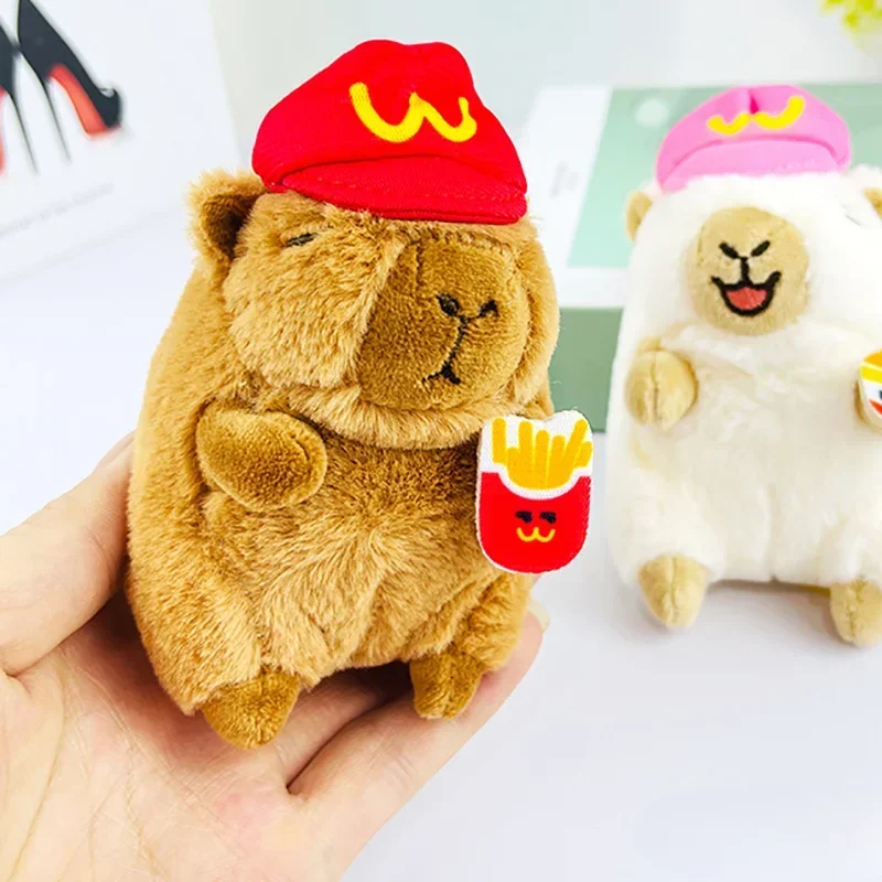 Capybara Puffer Fish Doll Keychain Charm