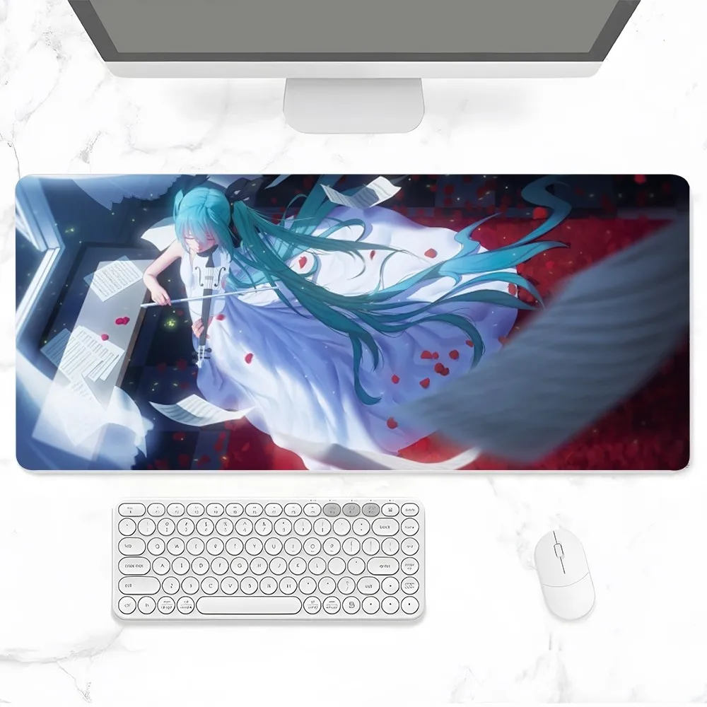 H-Hatsunes ִϸ̼ M-Miku 콺 е, ̸ PC  ׼,  Ʈ XXL ũ Ʈ, Ű ĳ 콺 Ʈ