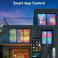 Smart Curtain Lights RGBIC LED Window String Lights APP Remote Control DIY Pattern Text Scene for Christmas Wedding Holiday - Image 2