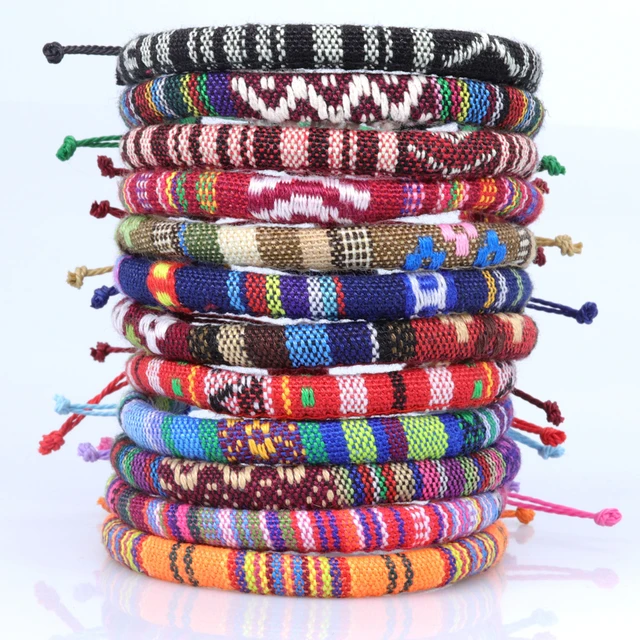 10 x Colourful Handmade Braided Cord Thread Women Friendship Adjustable  Bracelets Ankle Jewellery Accessories Gift - AliExpress