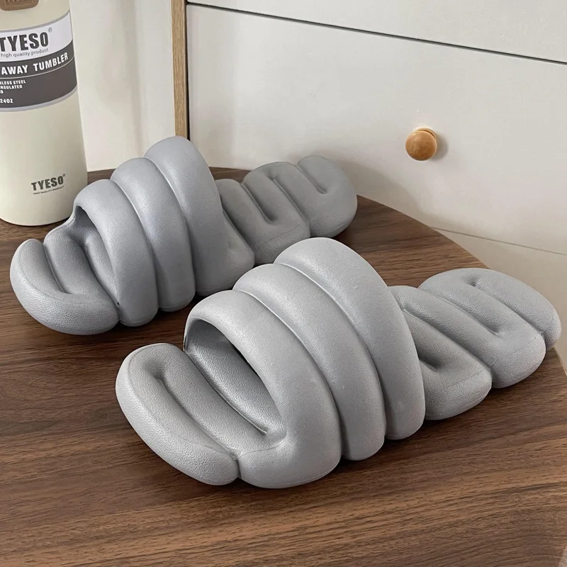 

Women's Slippers Summer Designer Bubble Slides Soft Massage Sole Fashion Women Sandals Indoor Bathroom Comfort Fashion Slipper