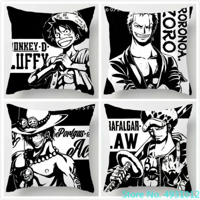 

Черно-белая аниме Подушка Luffy ZanZoro Nami, 45x5 см