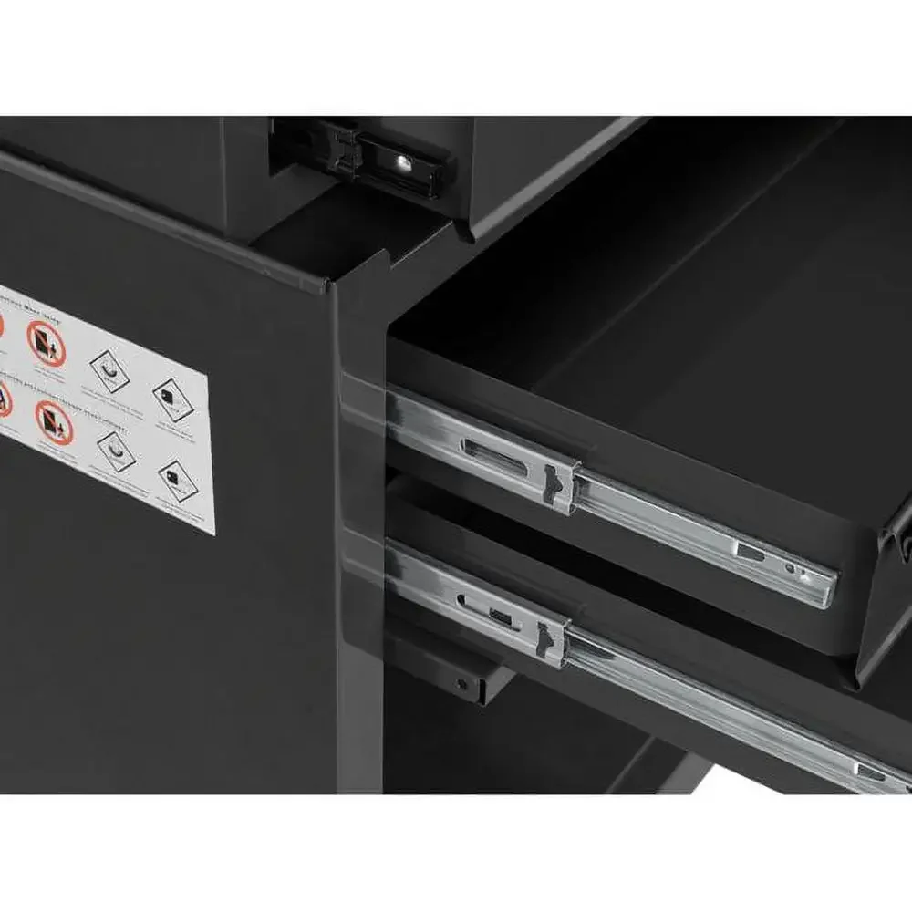 5 Drawer Portable Rolling Tool Chest and Cabinet Combo Heavy-Duty Steel Construction Lockable Top Chest Large Storage Capacity 3