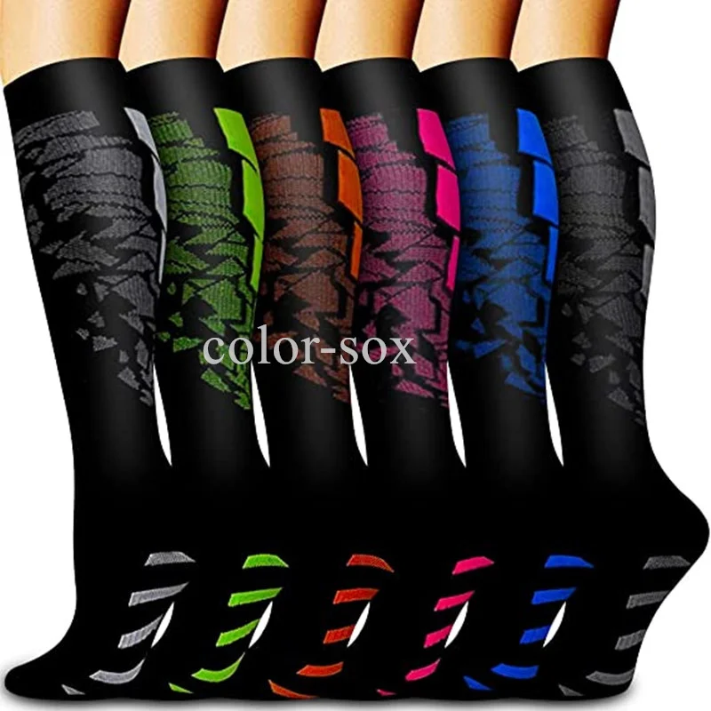 New Compression Socks Running Compression Socks For Varicose Veins Cycling Travel Outdoor Men Women Running Sports