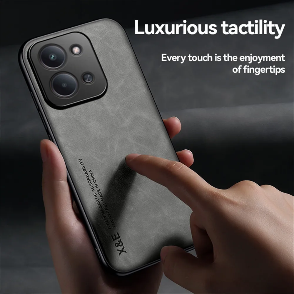 Luxury Silky Feel Magnetic Phone Case with Shockproof Protection