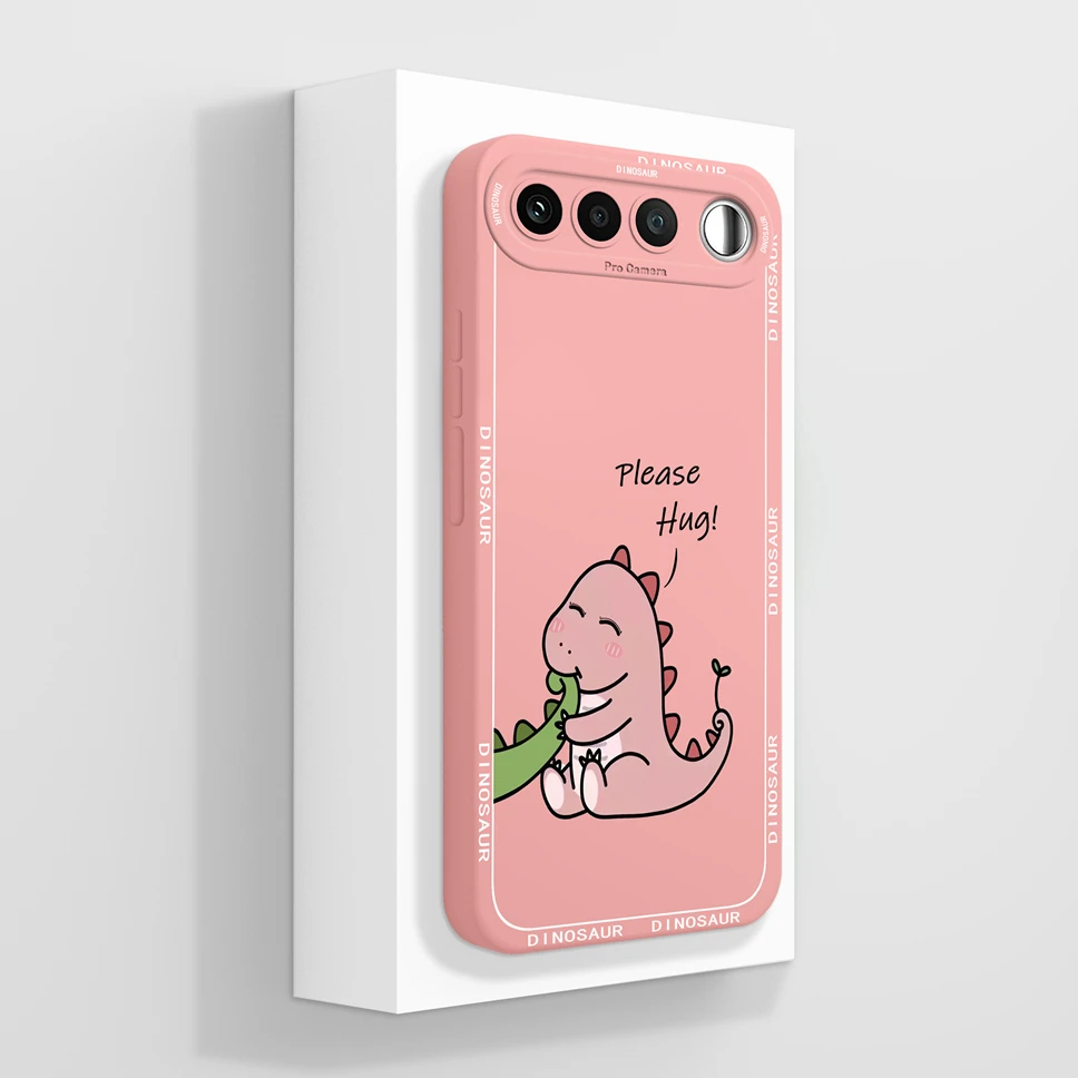 Aesthetic Floral Liquid Silicone Camera Protective Case - Soft & Smooth Cover