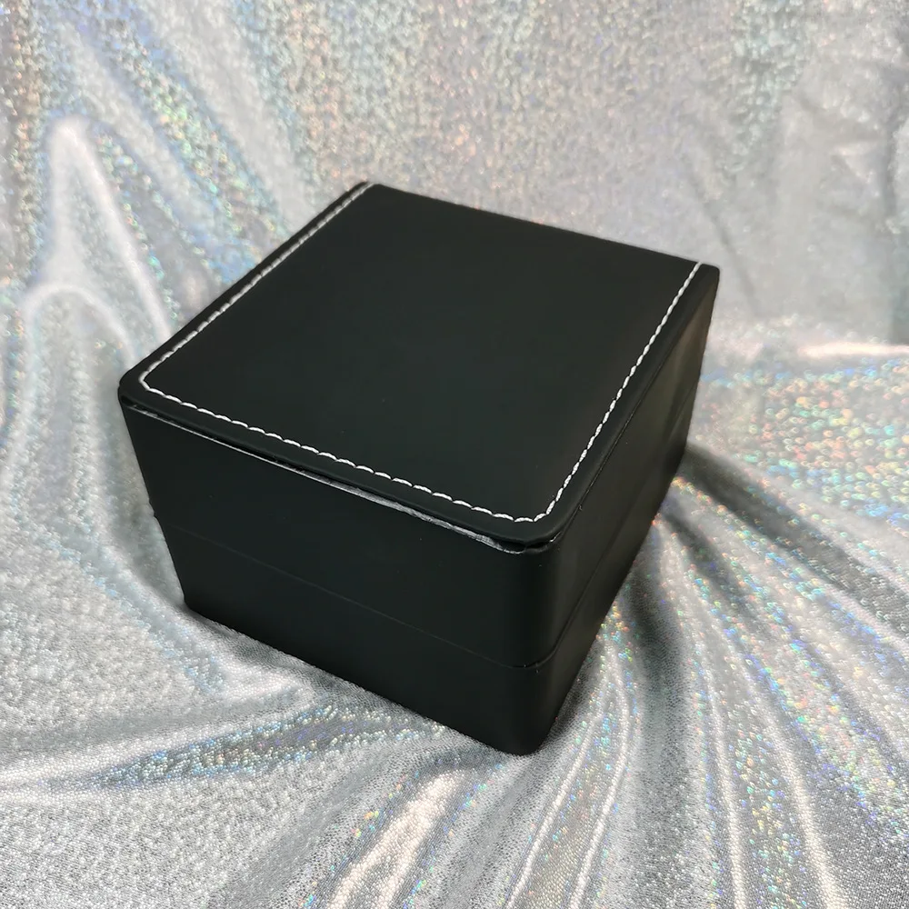 

Light Absorbing Flannelette Sponge Spring Box PU Wrapped Watch Box Jewelry Box Wholesale Upholstered Plastic Watch Box