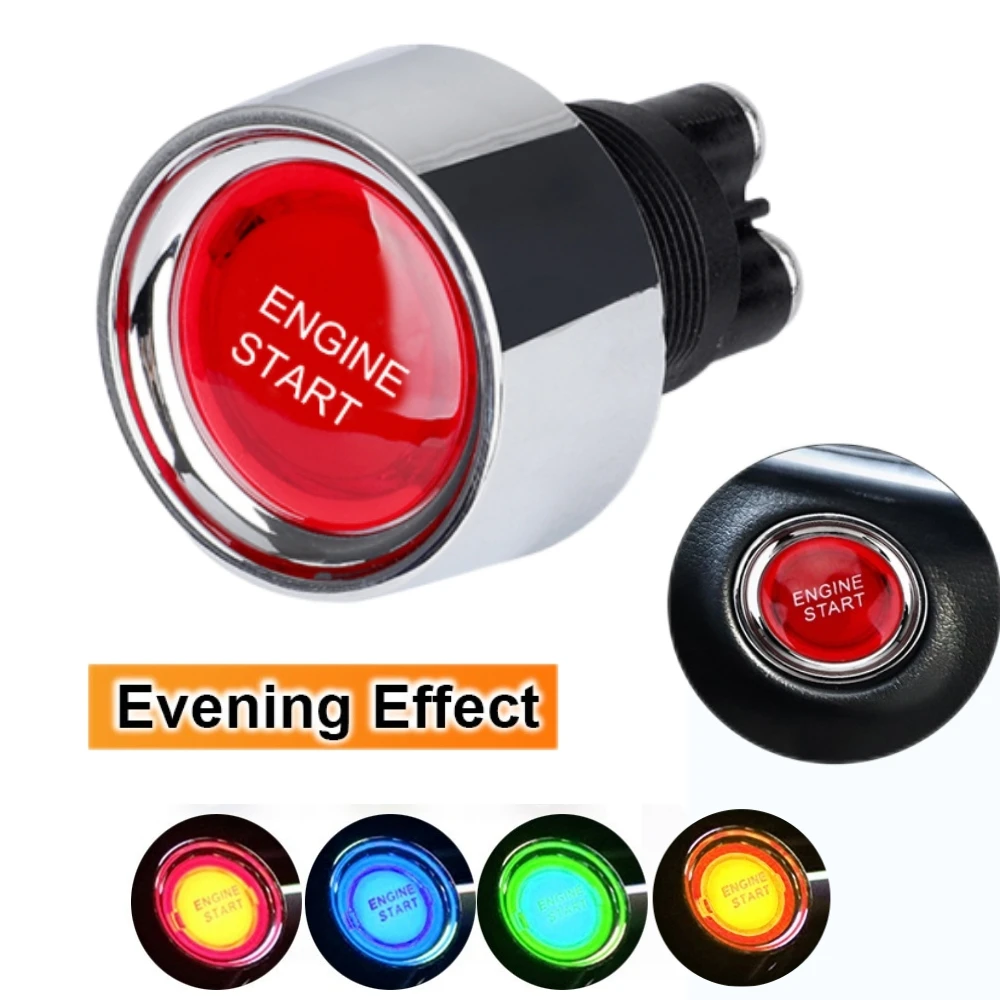 DC 12V 50A Pulsante Motore Di Avviamento Auto Rosso Racing ... - Alibaba - Foto 3