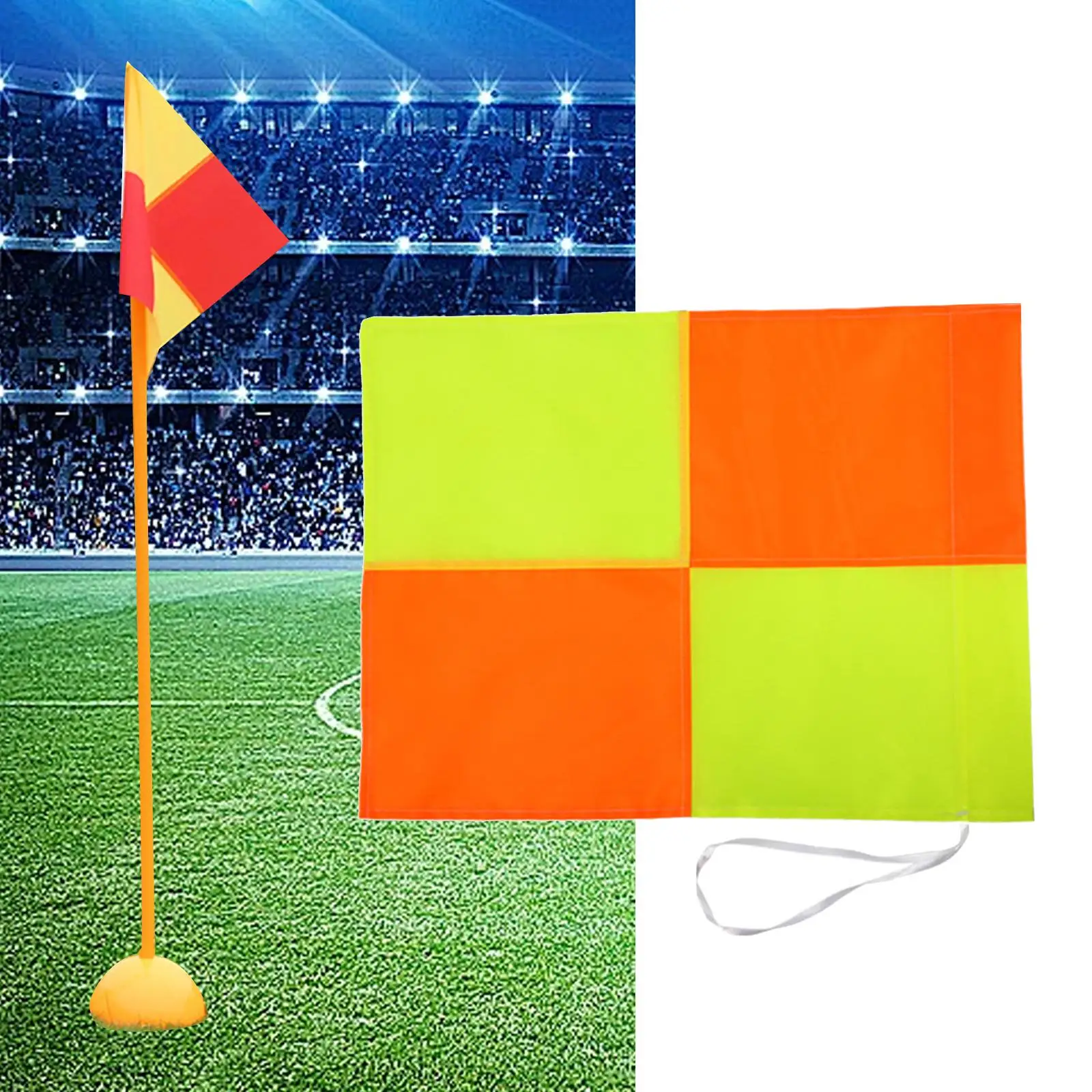 Soccer Corner Flag for Sport Match Field Playing Field Equipment Soccer Pole Flag for Games Competition Sports Football Outdoor Soccer Corner Flag for Sport Match Field Playing Field Equipment Soccer Pole Flag for Games Competition Sports Football Outdoor