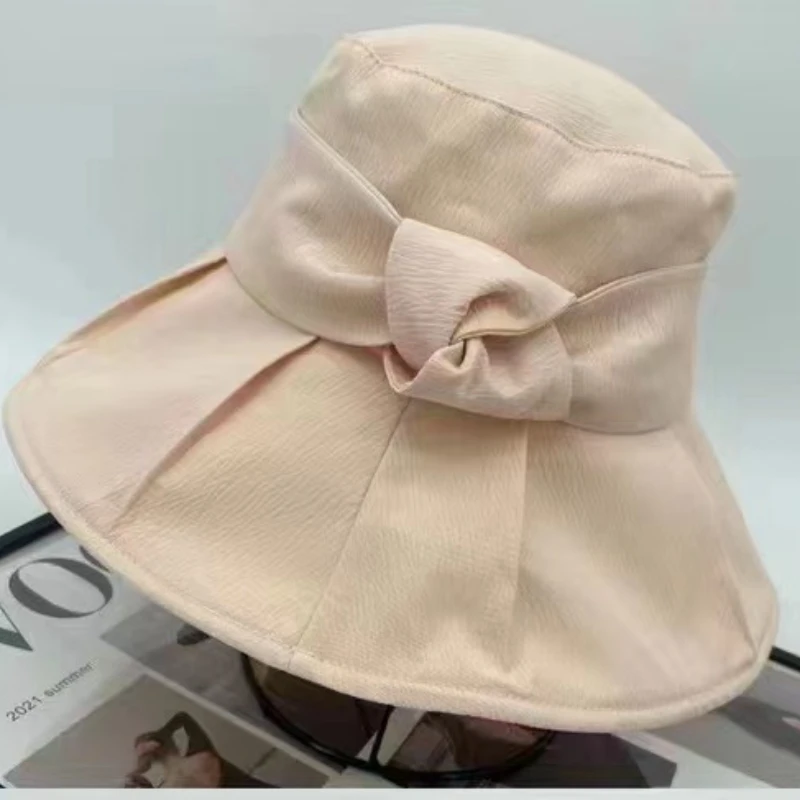 

New Women Summer Bob Panama Hat Pure Color Sunbonnet Fedoras Outdoor Fisherman Hat Beach Cap Women Cotton Bucket Gorras