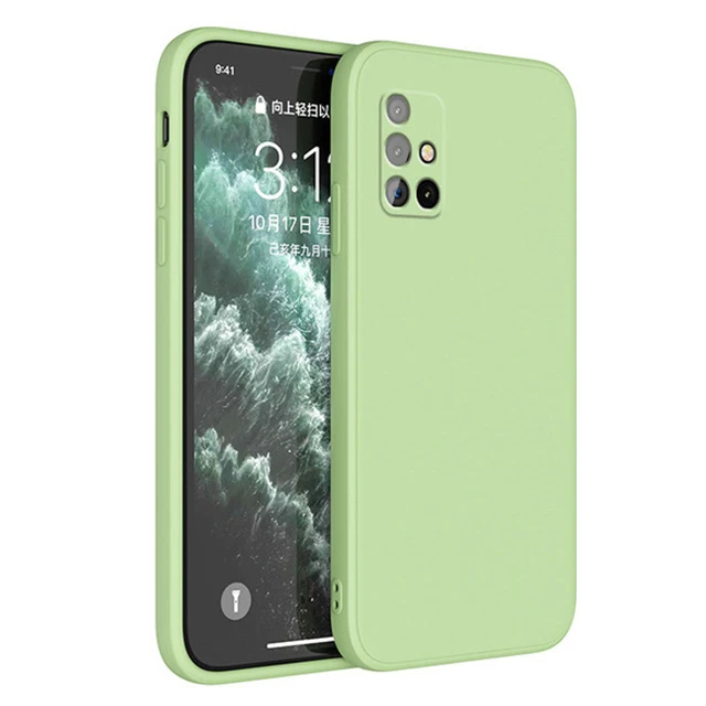 Custodia morbida in silicone liquido quadrato per Xiaomi Redmi Note 10 9 8 7 Pro 9S Redmi K40 K20 9A Mi 11 10 10T Pro Lite 9 SE Poco_voghion.com