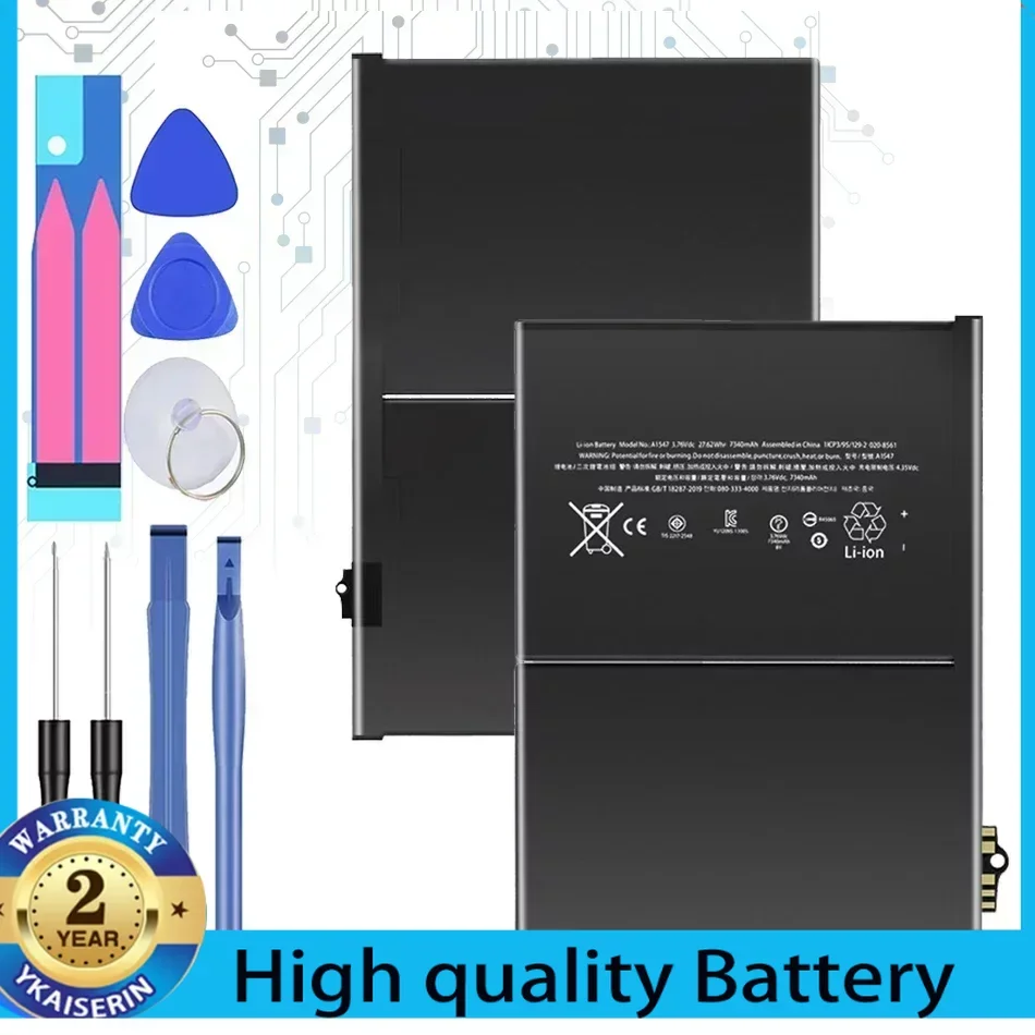 

Сменный аккумулятор pad6 7340 мАч для Apple iPad 6 Air 2 iPad6 Air2 A1547 A1566 A1567