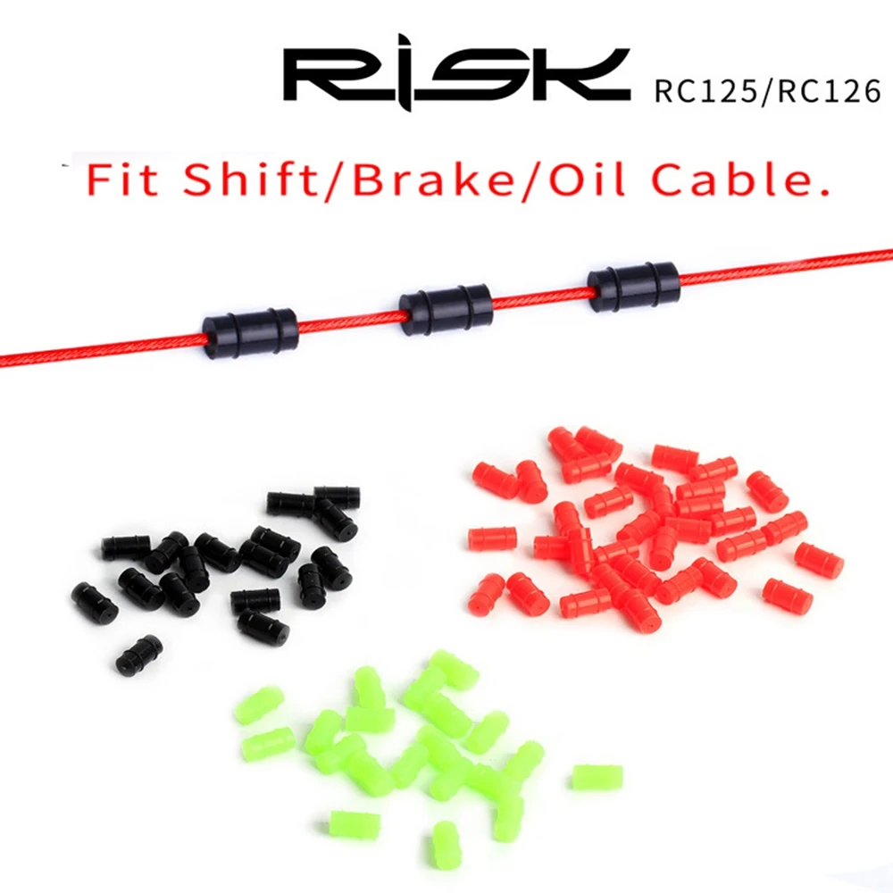 10 stücke Silica Fahrrad Kabel Abdeckung Kabel Protector Gehäuse Stecker MTB Rennrad Bremse Shifter Kabel Nachtlicht Schutz Ring Ultral – Detail 3